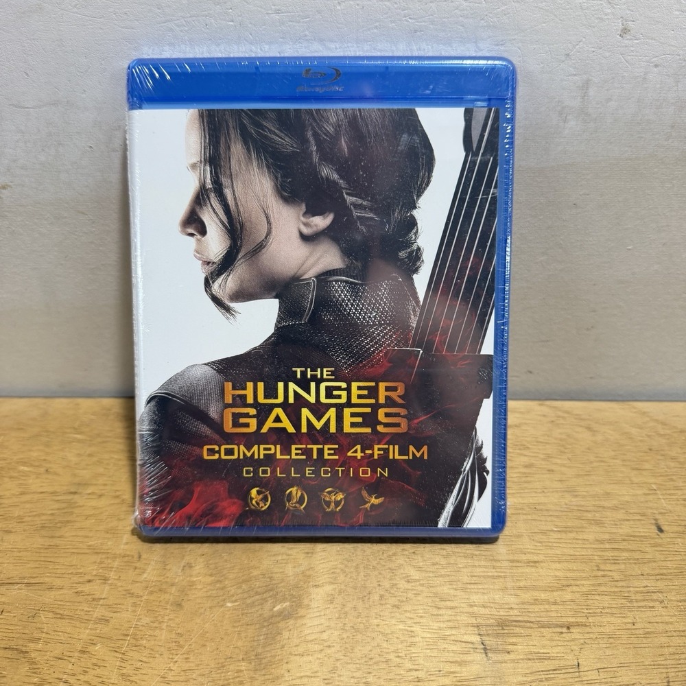 The Hunger Games Complete 4-Film Collection Blu-ray 6-Disc Box Set New Sealed